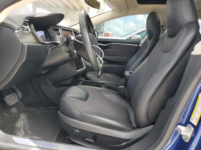 5YJSA1E14GF134616 - 2016 TESLA MODEL S BLUE photo 7