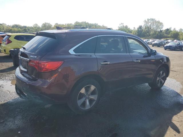 5FRYD4H26FB015549 - 2015 ACURA MDX MAROON photo 3