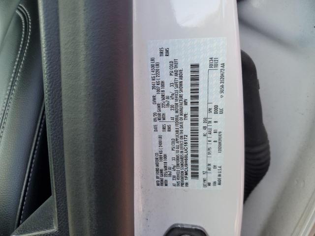 1FMCU9H60LUC18172 - 2020 FORD ESCAPE SEL WHITE photo 13