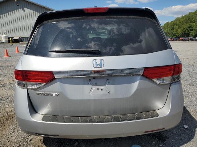 5FNRL5H64FB021321 - 2015 HONDA ODYSSEY EXL SILVER photo 6