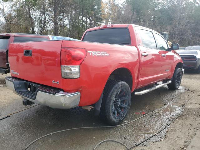 5TFEV54198X036554 - 2008 TOYOTA TUNDRA CREWMAX RED photo 3