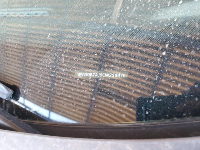 WVWDB7AJ9CW236675 - 2012 VOLKSWAGEN GOLF 灰色 照片 12