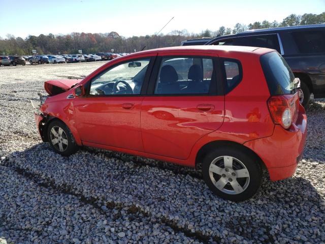 KL1TD6DE1BB132306 - 2011 CHEVROLET AVEO LS RED photo 2