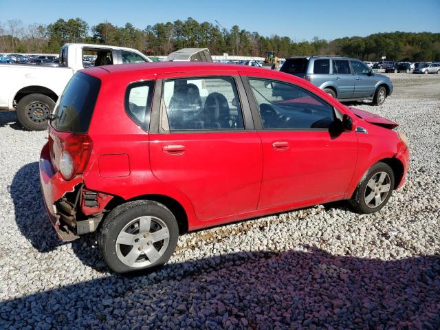 KL1TD6DE1BB132306 - 2011 CHEVROLET AVEO LS RED photo 3