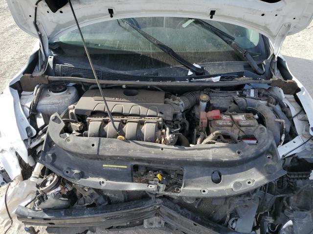 3N1AB7AP7KY355665 - 2019 NISSAN SENTRA S WHITE photo 11