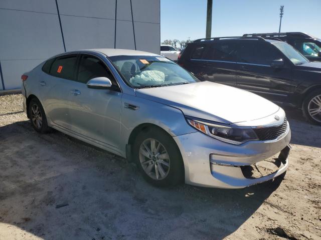 5XXGT4L35GG037590 - 2016 KIA OPTIMA LX SILVER photo 4