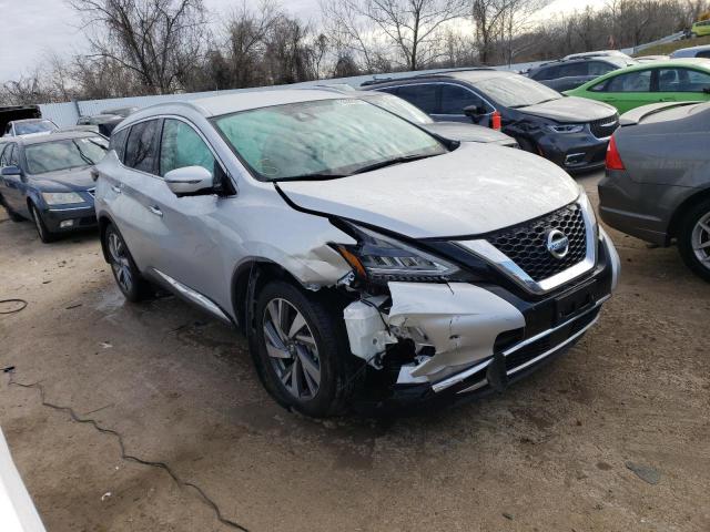 5N1AZ2CJ3MC139307 - 2021 NISSAN MURANO SL SILVER photo 4