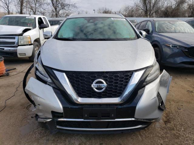 5N1AZ2CJ3MC139307 - 2021 NISSAN MURANO SL SILVER photo 5