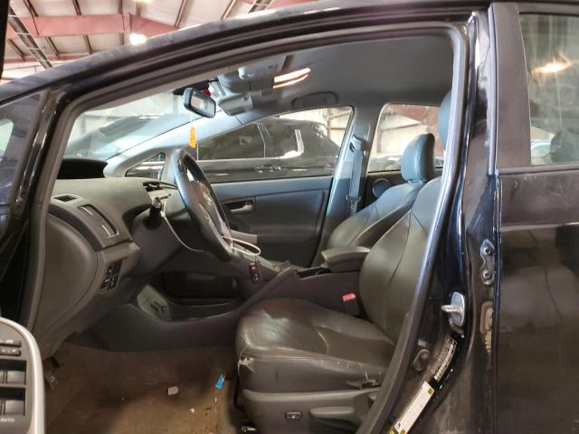 JTDKN3DU0A0025443 - 2010 TOYOTA PRIUS შავი ფოტო 7