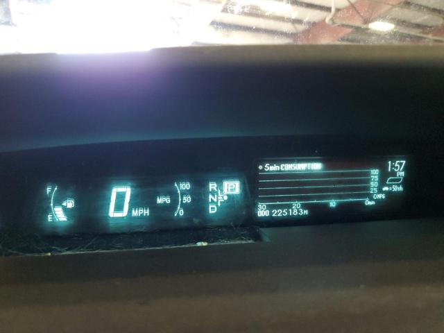 JTDKN3DU0A0025443 - 2010 TOYOTA PRIUS შავი ფოტო 9