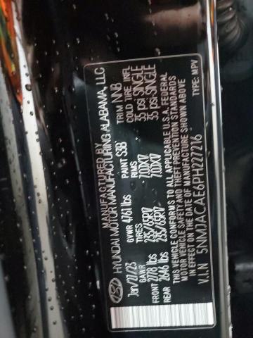 5NMJACAE6PH227216 - 2023 HYUNDAI TUCSON SE BLACK photo 14