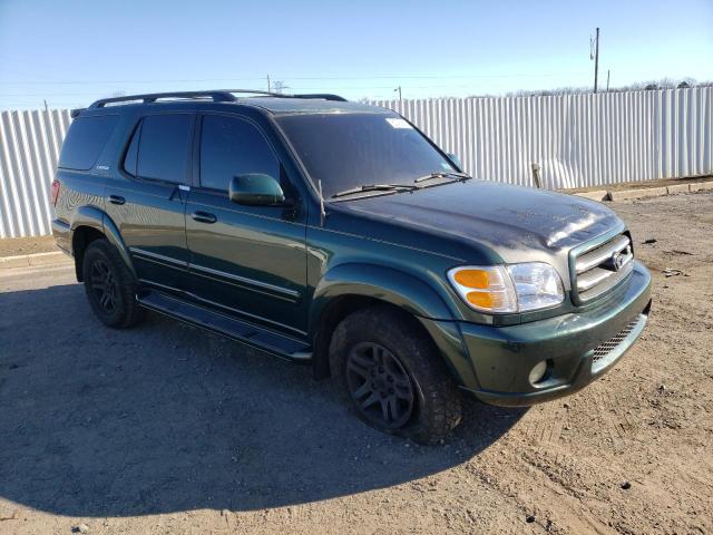 5TDBT48A33S150383 - 2003 TOYOTA SEQUOIA LIMITED GREEN photo 4