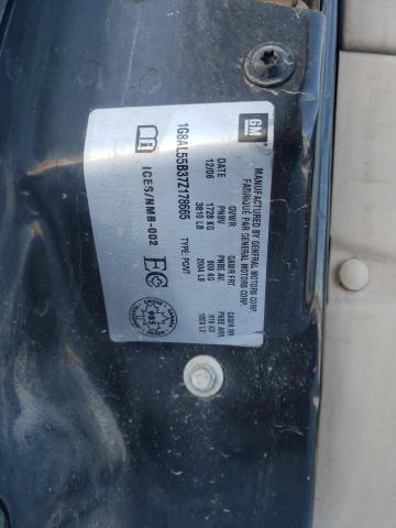 1G8AL55B37Z178665 - 2007 SATURN ION LEVEL 3 BLACK photo 12