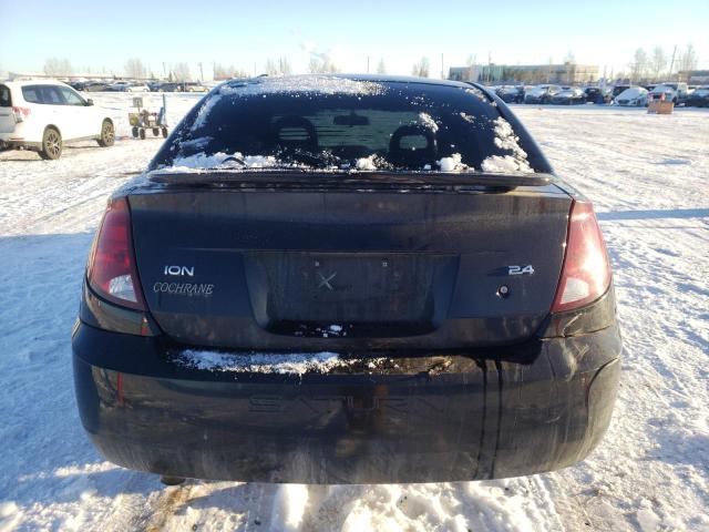 1G8AL55B37Z178665 - 2007 SATURN ION LEVEL 3 BLACK photo 6