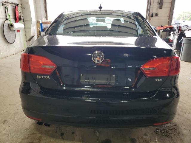 3VWLL7AJ4CM386828 - 2012 VOLKSWAGEN JETTA TDI Սև լուսանկար 6