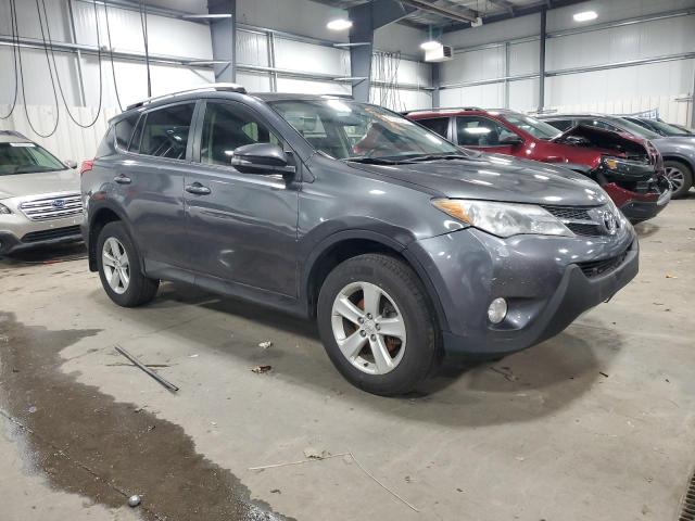 JTMRFREV6DD009346 - 2013 TOYOTA RAV4 XLE GRAY photo 4