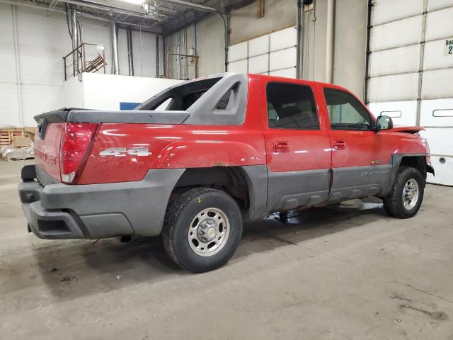 3GNGK23GX3G344956 - 2003 CHEVROLET AVALANCHE K2500 RED photo 3