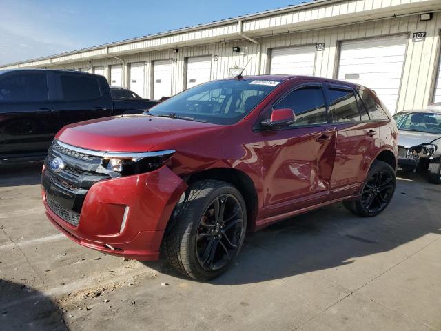 2FMDK4AK7EBA68090 - 2014 FORD EDGE SPORT BURGUNDY photo 1