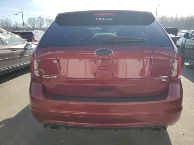 2FMDK4AK7EBA68090 - 2014 FORD EDGE SPORT BURGUNDY photo 6