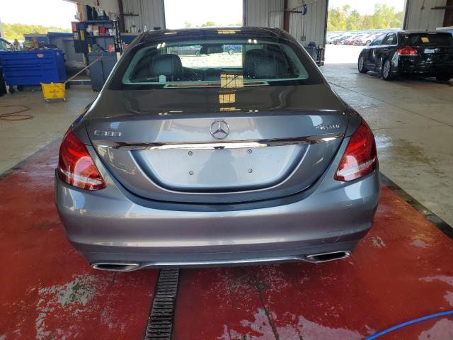 55SWF4KB9HU186969 - 2017 MERCEDES-BENZ C 300 4MATIC GRAY photo 6
