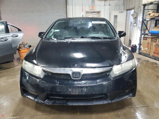 2HGFA1F52AH560178 - 2010 HONDA CIVIC LX BLACK photo 5