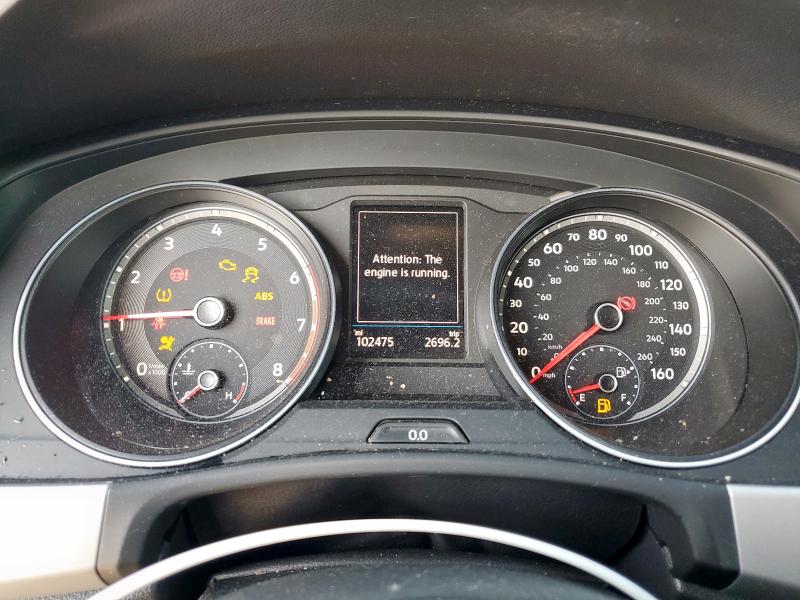 1V2WC2CA7MC207053 - 2021 VOLKSWAGEN ATLAS CROS SE Noir photo 9