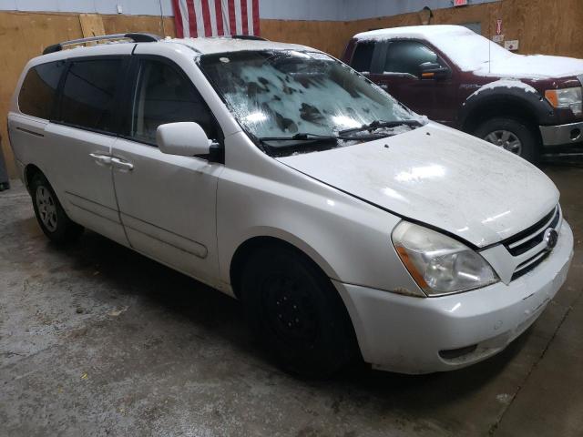 KNDMG4C32A6342610 - 2010 KIA SEDONA LX WHITE photo 4