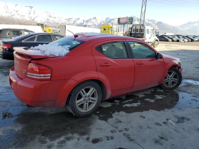 1B3LC56B79N550744 - 2009 DODGE AVENGER SXT RED photo 3