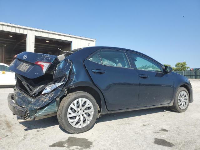 2T1BURHE4JC063675 - 2018 TOYOTA COROLLA L BLACK photo 3