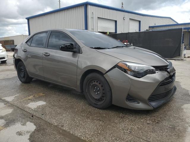 2T1BURHE3JC112350 - 2018 TOYOTA COROLLA L GRAY photo 4