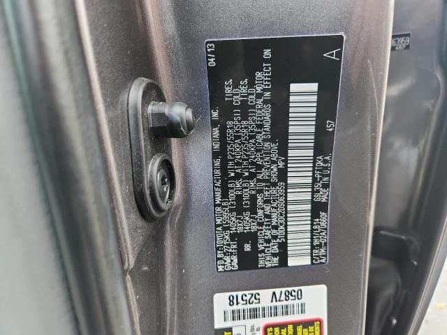 5TDDK3DC2DS063959 - 2013 TOYOTA SIENNA XLE 灰色 照片 14