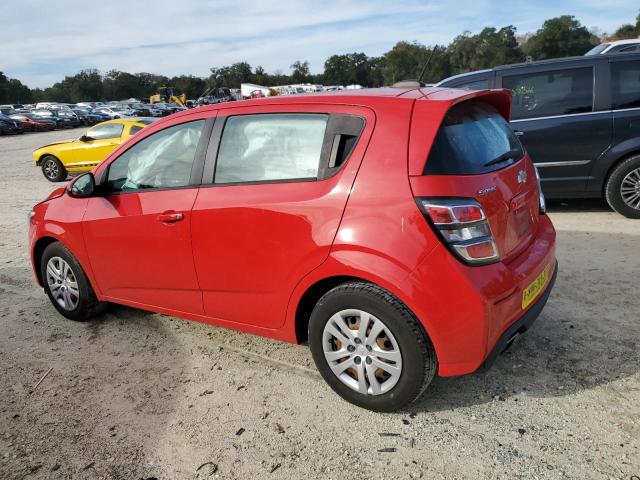 1G1JG6SB8L4130065 - 2020 CHEVROLET SONIC RED photo 2