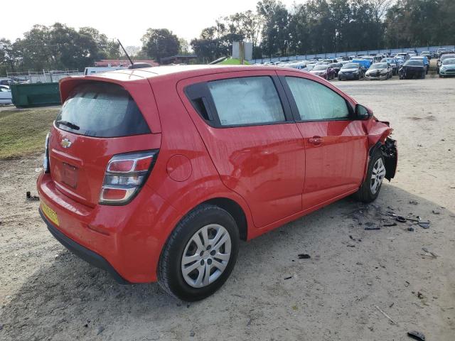 1G1JG6SB8L4130065 - 2020 CHEVROLET SONIC RED photo 3