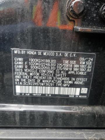 3CZRZ2H57SM736291 - 2025 HONDA HR-V SPORT შავი ფოტო 14