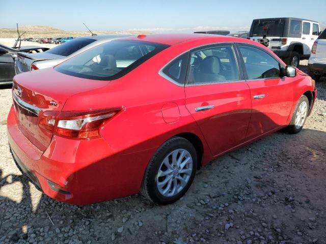 3N1AB7AP2JL603784 - 2018 NISSAN SENTRA S RED photo 3