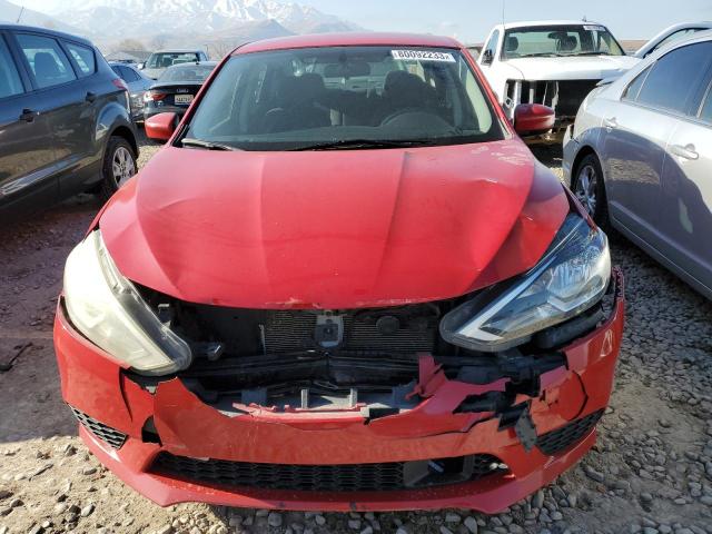 3N1AB7AP2JL603784 - 2018 NISSAN SENTRA S RED photo 5