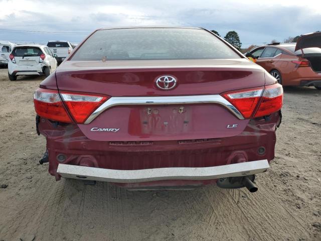 4T1BF1FK6HU790961 - 2017 TOYOTA CAMRY LE RED photo 6