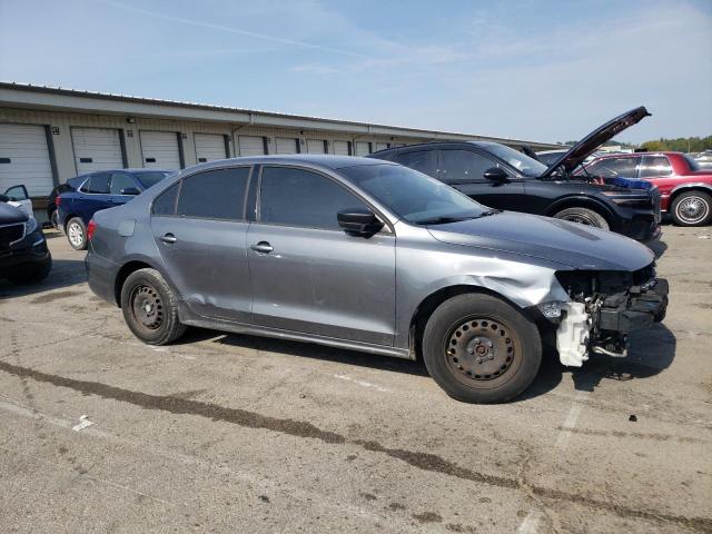 3VW2K7AJ1EM224575 - 2014 VOLKSWAGEN JETTA BASE GRAY photo 4