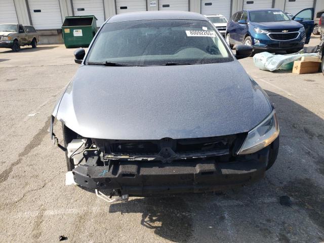3VW2K7AJ1EM224575 - 2014 VOLKSWAGEN JETTA BASE GRAY photo 5