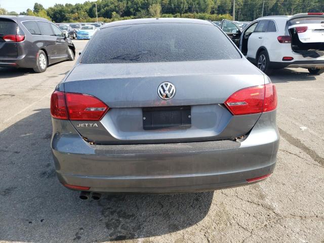 3VW2K7AJ1EM224575 - 2014 VOLKSWAGEN JETTA BASE GRAY photo 6