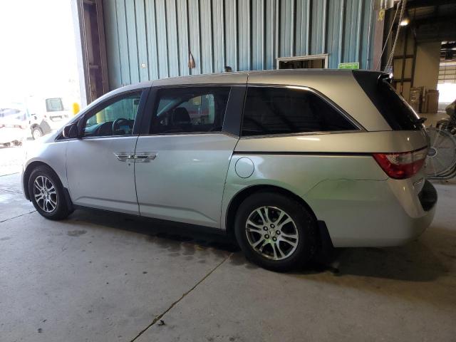 5FNRL5H45BB034958 - 2011 HONDA ODYSSEY EX SILVER photo 2
