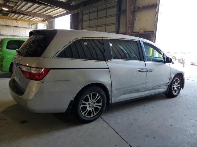 5FNRL5H45BB034958 - 2011 HONDA ODYSSEY EX SILVER photo 3