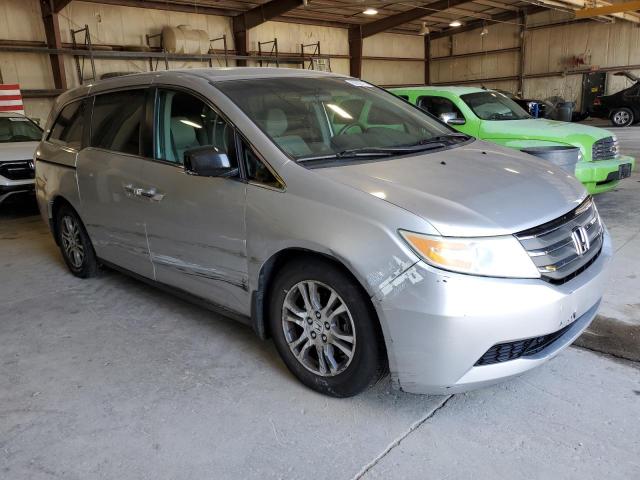 5FNRL5H45BB034958 - 2011 HONDA ODYSSEY EX SILVER photo 4