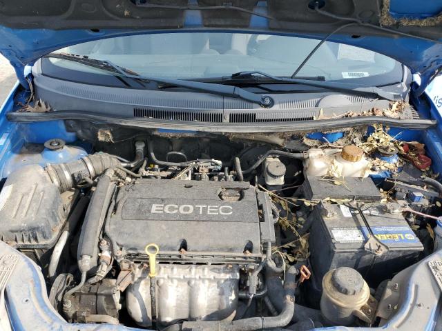 KL1TD6DE8AB085080 - 2010 CHEVROLET AVEO LS BLUE photo 11