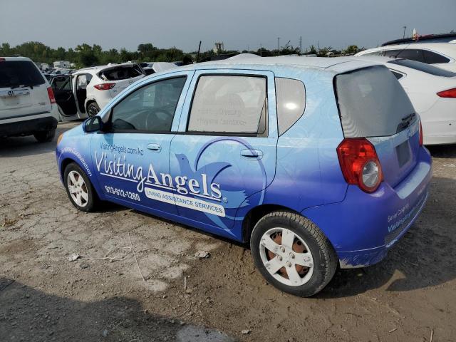 KL1TD6DE8AB085080 - 2010 CHEVROLET AVEO LS BLUE photo 2