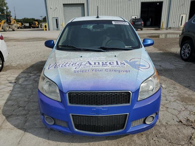KL1TD6DE8AB085080 - 2010 CHEVROLET AVEO LS BLUE photo 5
