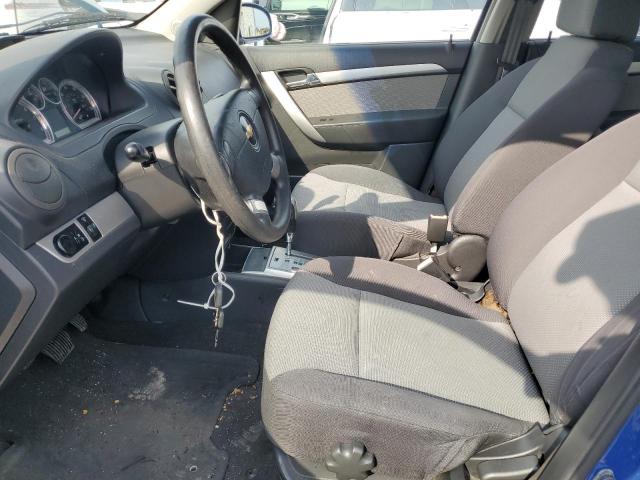 KL1TD6DE8AB085080 - 2010 CHEVROLET AVEO LS BLUE photo 7