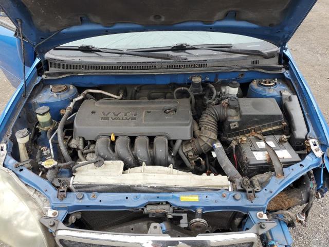 2T1BR32E07C811340 - 2007 TOYOTA COROLLA CE ლურჯი ფოტო 11