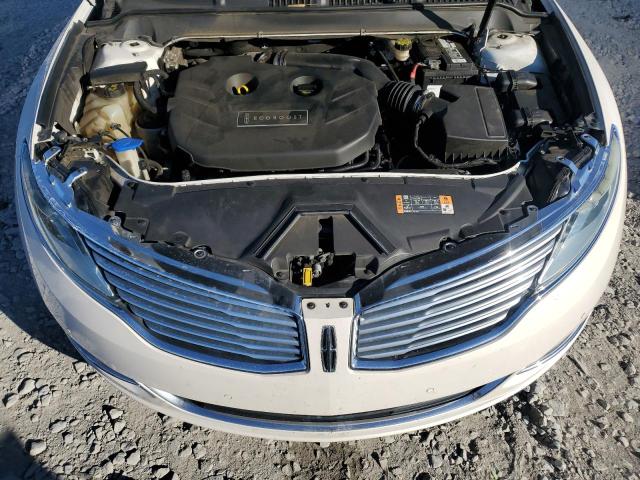 3LN6L2G98ER807208 - 2014 LINCOLN MKZ WHITE photo 11