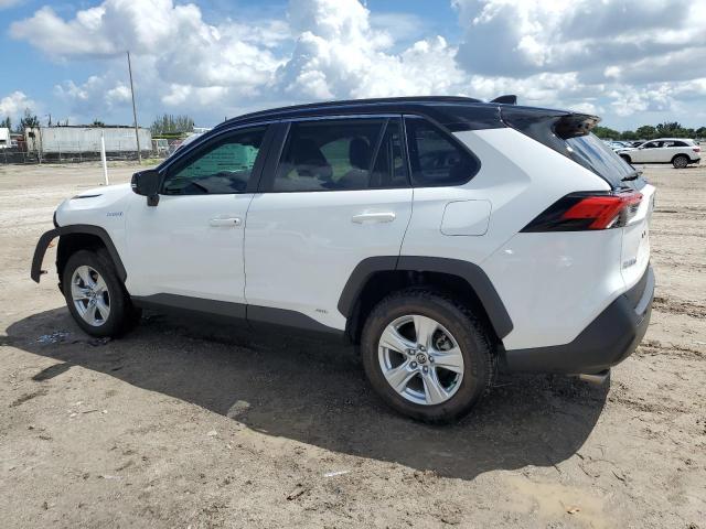 2T3RWRFVXLW081053 - 2020 TOYOTA RAV4 XLE WHITE photo 2